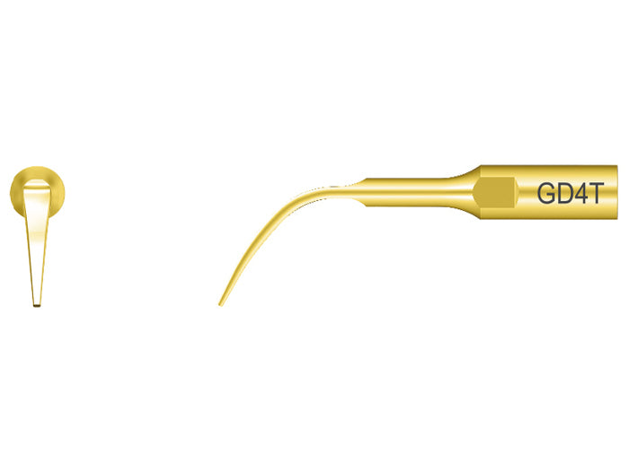 Woodpecker GD-4T DTE Ultrasonic Scaler Supragingival Scaling Tips GD4T 1/Pk Gold Woodpecker GD-4T DTE Ultrasonic Scaler Supragingival Scaling Tips GD4T 1/Pk Gold
